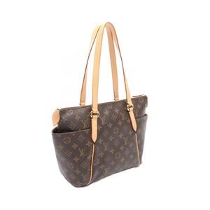 Louis Vuitton Monogram Totally Brown Bag Canvas Tote Leather